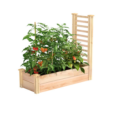 Wood Raised Garden Bed