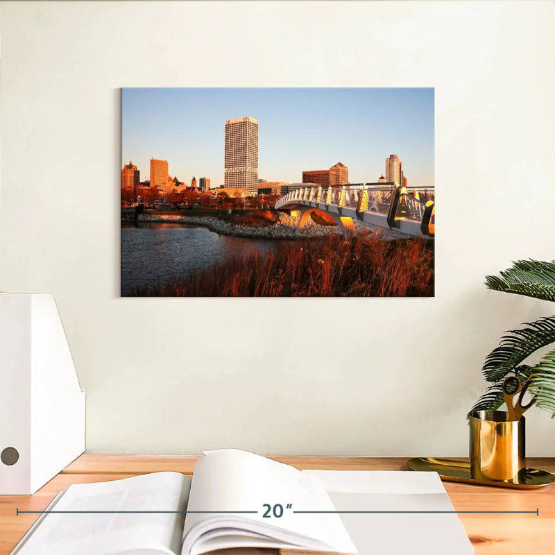 Sireci Milwaukee Autumn Sunset, 8" H x 12" W