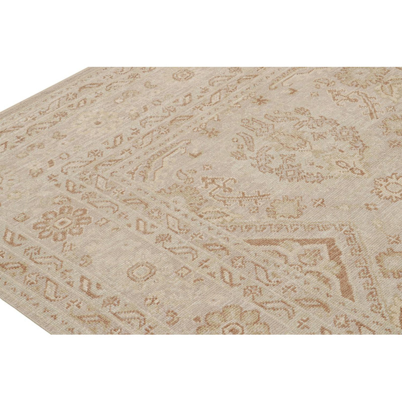 Hand Knotted Silk Floral Area Rug, Rectangle 15' x 24'