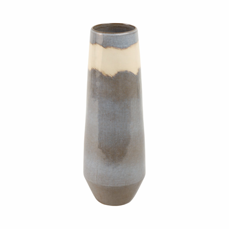 Pottery Earthenware Vase Elegant Decorative Accent with Minimalist Modern Design, Perfect for Contemporary Spaces, Ideal for Floral Arrangements or Standalone Display in Home or Office Decor