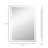 Dimmable Bathroom Mirror with LED Lights-1347102091