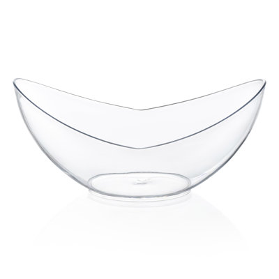 4 oz. Clear Big Disposable Plastic Concave Cups