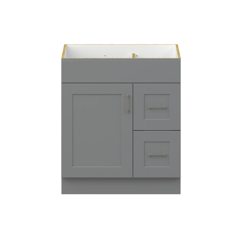 MagickWoods Hudson 30"W vanity base, Twilight Mist