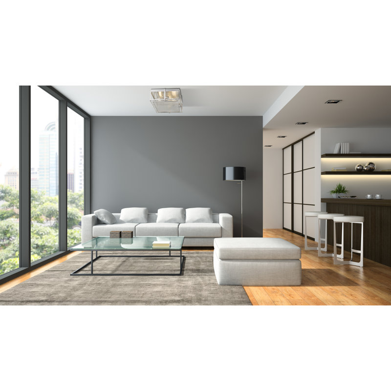 Vigue Flush Mount, Brushed Nickel