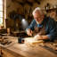 Lampe de bureau Hrund DEL