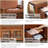 6 Pair Shoe Storage Bench