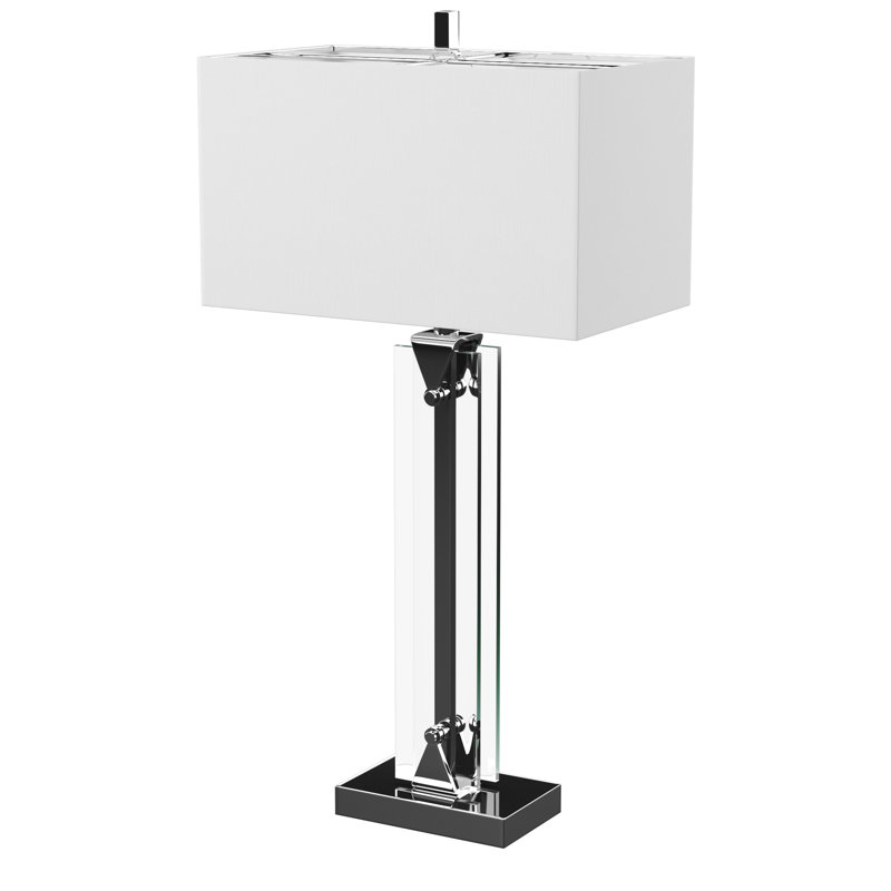 Lampe de table 31,5 po Amareli, Chrome