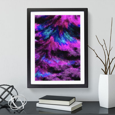Flourish Abstract - Single Picture Frame Print