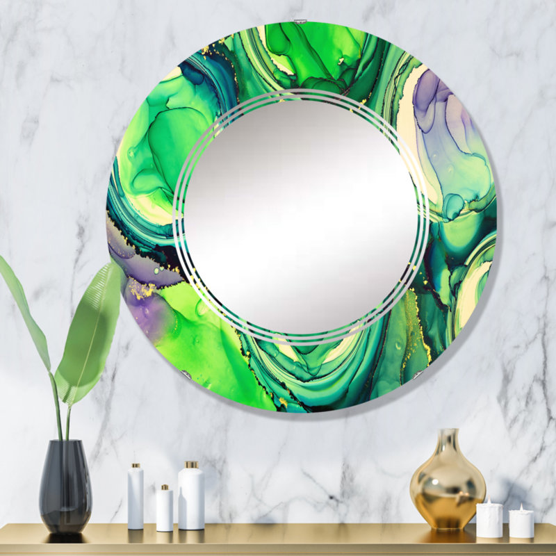 Miroir de salle de bain mural rond, 32 po x 32 po