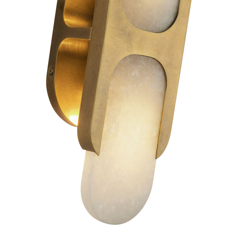 Odin 2 - Light Bath Sconce, Vintage Brass