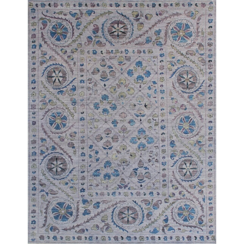 Transitional One-of-a-Kind Rectangle 8'11" X 11'8" Wool Area Rug