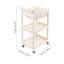 85cm H x 48cm W Utility Cart with Wheels