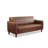 Brown Genuine Leather Standard Sofa cushion Loveseat-89937288