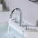 Circular Widespread 2-handle Bathroom Faucet with Drain Assembly