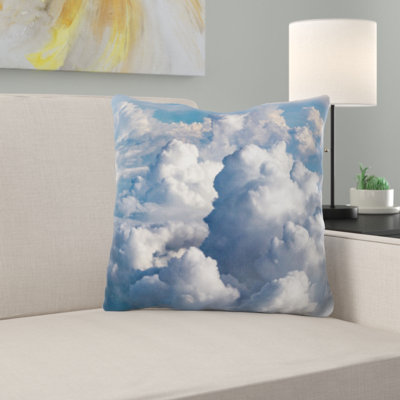 Clouds Throw Pillow