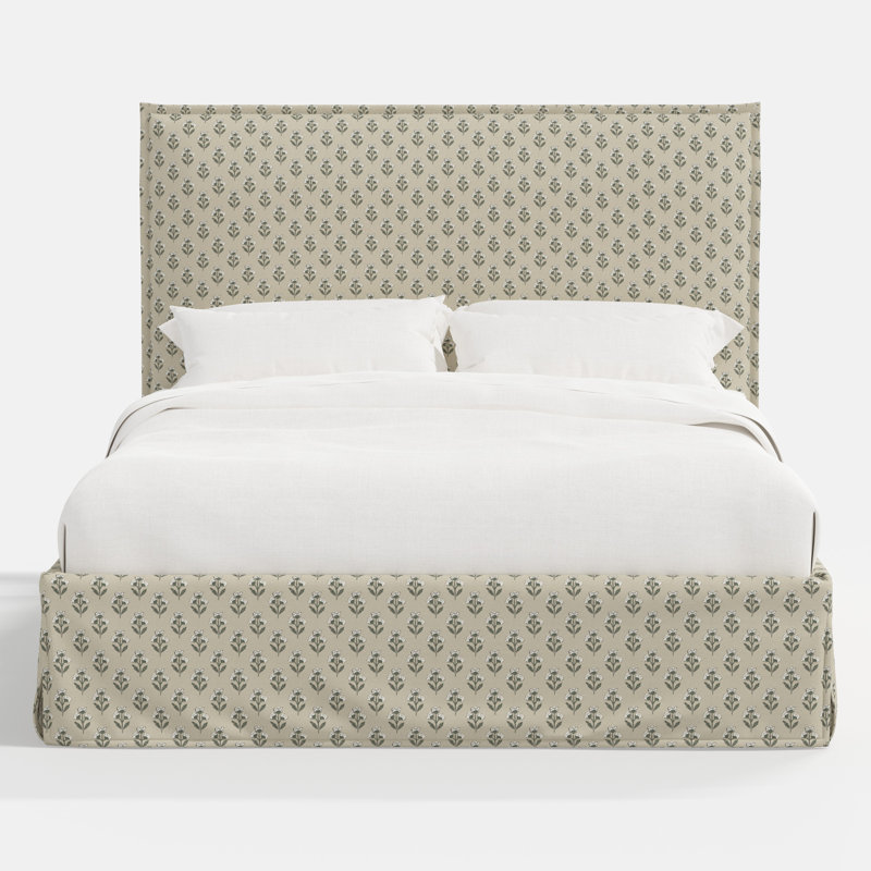 Stoffer Home x Cloth and Co. Maura Bed, Francie Sage, California King