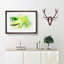 Peering Praying Mantis in Abstract - Picture Frame Graphic Art Print-55739021-55739022