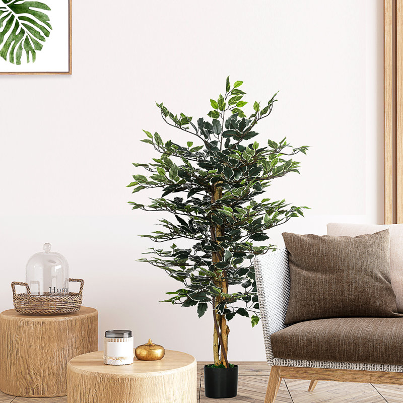 Ficus artificiel pour la décoration intérieure, 4,3 pi