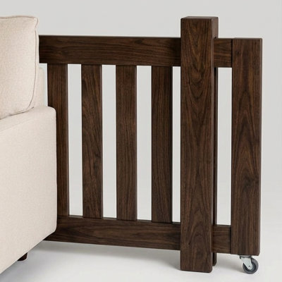 Barrière de sécurité en bois - Barrière intérieure moderne peu encombrante