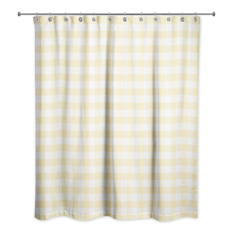 Checkered Shower Curtain