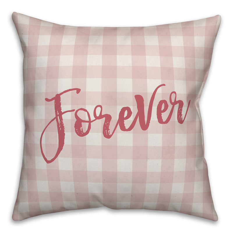 Plaid Reversible Throw Pillow