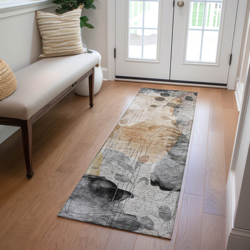 Tapis antidérapant Colier, Tapis de couloir 2 pi 3 po x 7 pi 6 po