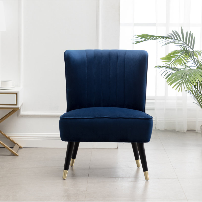 Fauteuil d'appoint Elon, Bleu