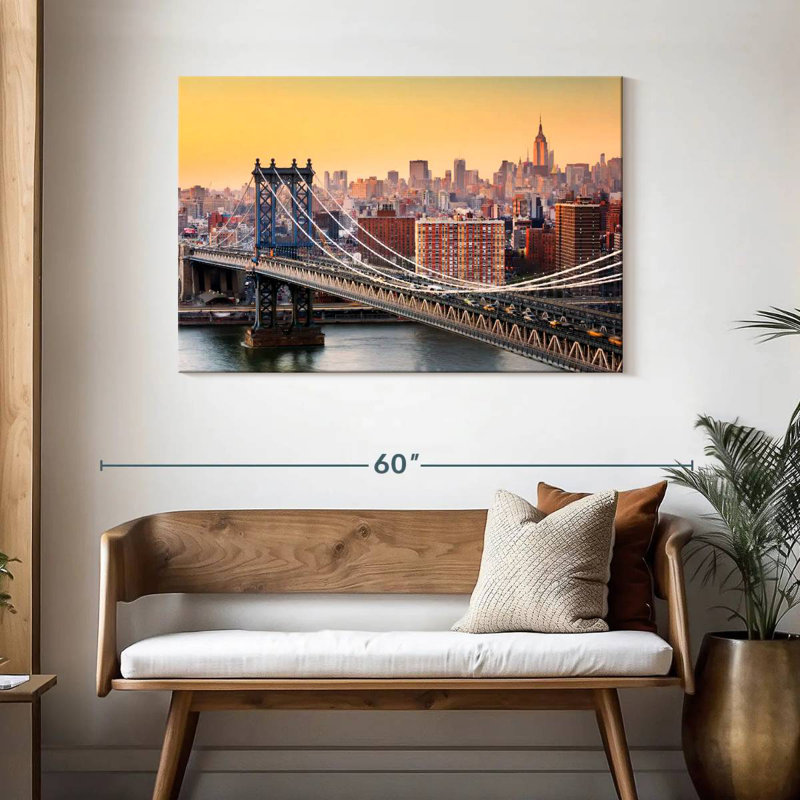 Lilie Marvelous Manhattan Bridge, H 30 po x l 45 po