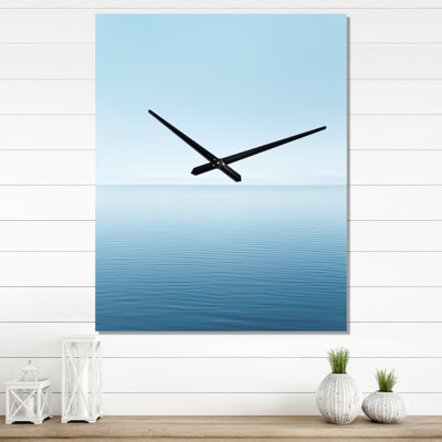 Oceans Infinity Dreamscape III - Minimalism Metal Wall Clock