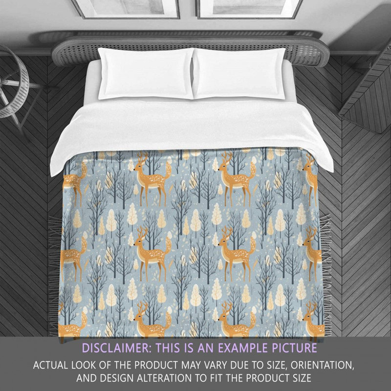 Winter Deer Bedding, King Comforter