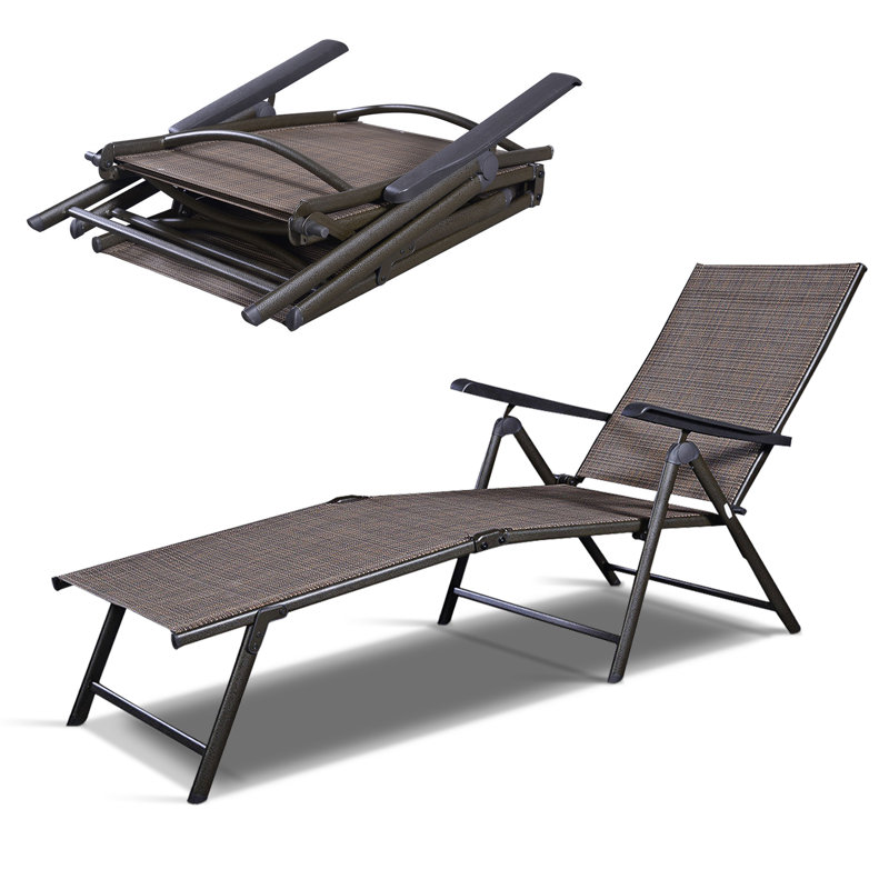 Fauteuil inclinable d'extérieur ajustable 2 pièces Patiojoy