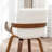Dundrod Faux Leather Upholstered Swivel Dining Armchair-123200763