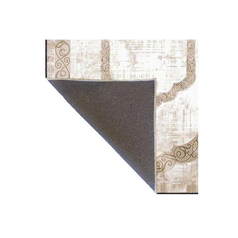 Tapis lavable à motifs géométriques abstraits, Sous-tapis carré 3 pi 3 po inclus