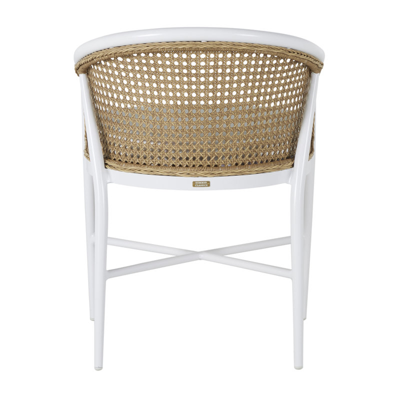 Havana Arm Chair, Chalk, No Welt, Natural White
