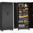 Heavy Duty Rolling Garage Storage Cabinet With Lockable Wheels, 4 Adjustable Shelves, And 3-Point Security Lock For Secure Tool Organization.