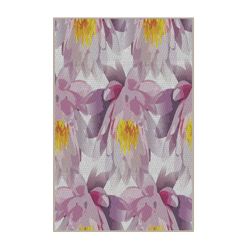 Floral Indoor Rug, Rectangle 5' x 7'