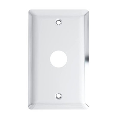 No Subject 1 - Gang Single Outlet Standard Wall Plate