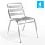 Chaise empilable en métal pour restaurant 4PK-91925248