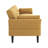 89" Linen Convertible Sofa Couch, Futon Sofa Bed with 2 Square Pillows, Adjustable Backrest & Armrests for Living Room-1776309726