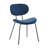 17.52'' H Velvet Upholstered Stacking Side Chair-1082935268