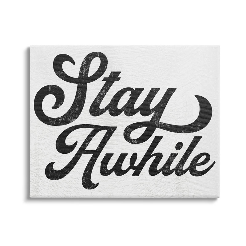 «Stay A Time» par Daphne Polselli, Toile tendue, H 16 po x l 20 po x P 1,5 po