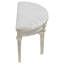 Colwood Silver Oak Upholstered Curved Bench