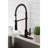 Kingston Brass Continental Single-Handle 1-Hole Deck Mount Pre-Rinse Kitchen Faucet-53464901