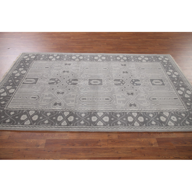 Tapis géométrique indien 5 x 8
