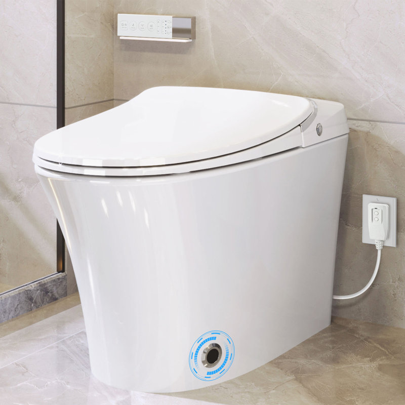 Toilette intelligente avec fonctions de séchage, d'eau chaude et de siège chauffant