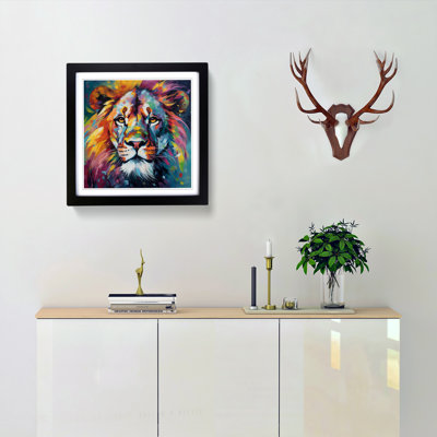 Lion Fauvism No.1 - Framed Print