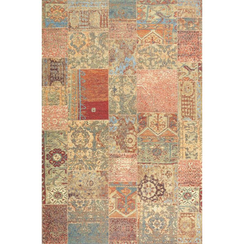 Patchwork Indoor Rug, Rectangle 5'2" x 7'8"