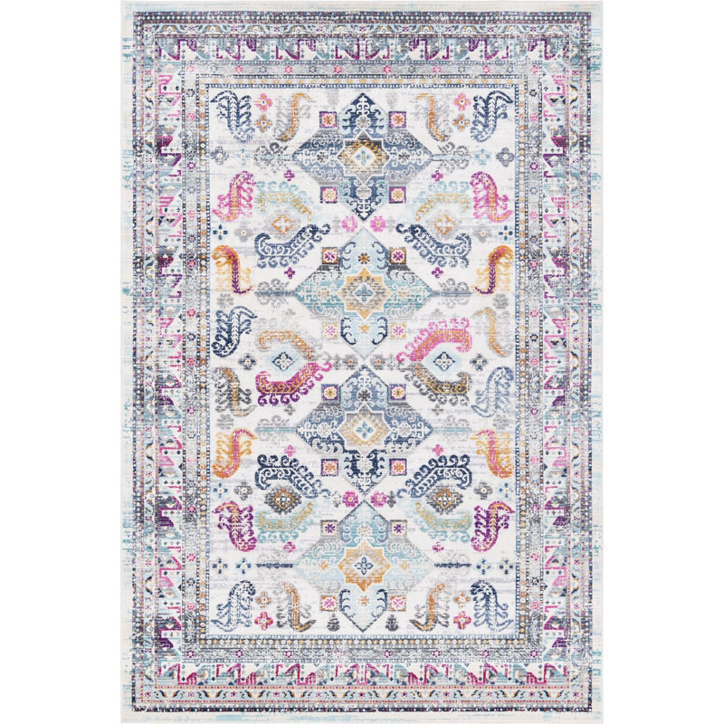 Oriental Indoor Rug, Rectangle 5'1" x 7'10"