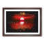 Red And Orange Sunset Above The Sea - Single Picture Frame Print on MDF-56866139-56866140