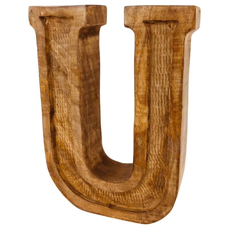 Jaliyah Text & Numbers Letter Block, U